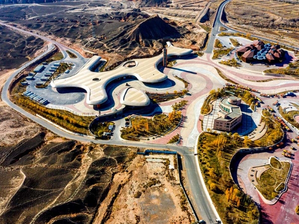 甘肅張掖七彩丹霞旅游景區游客服務中心網架